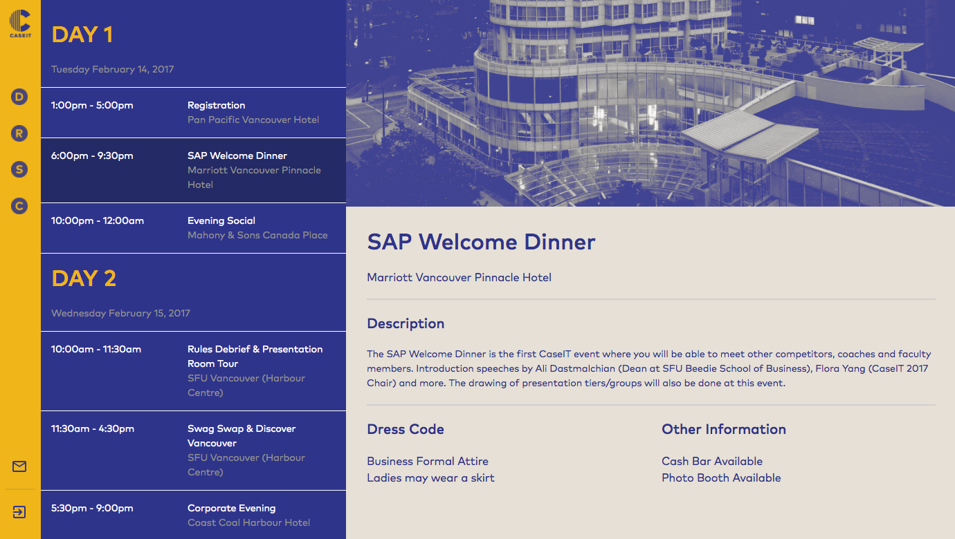 Detailed Schedule View